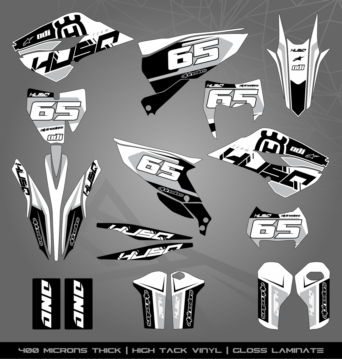 Full Sticker Kit for Husqvarna MX / Enduro bike