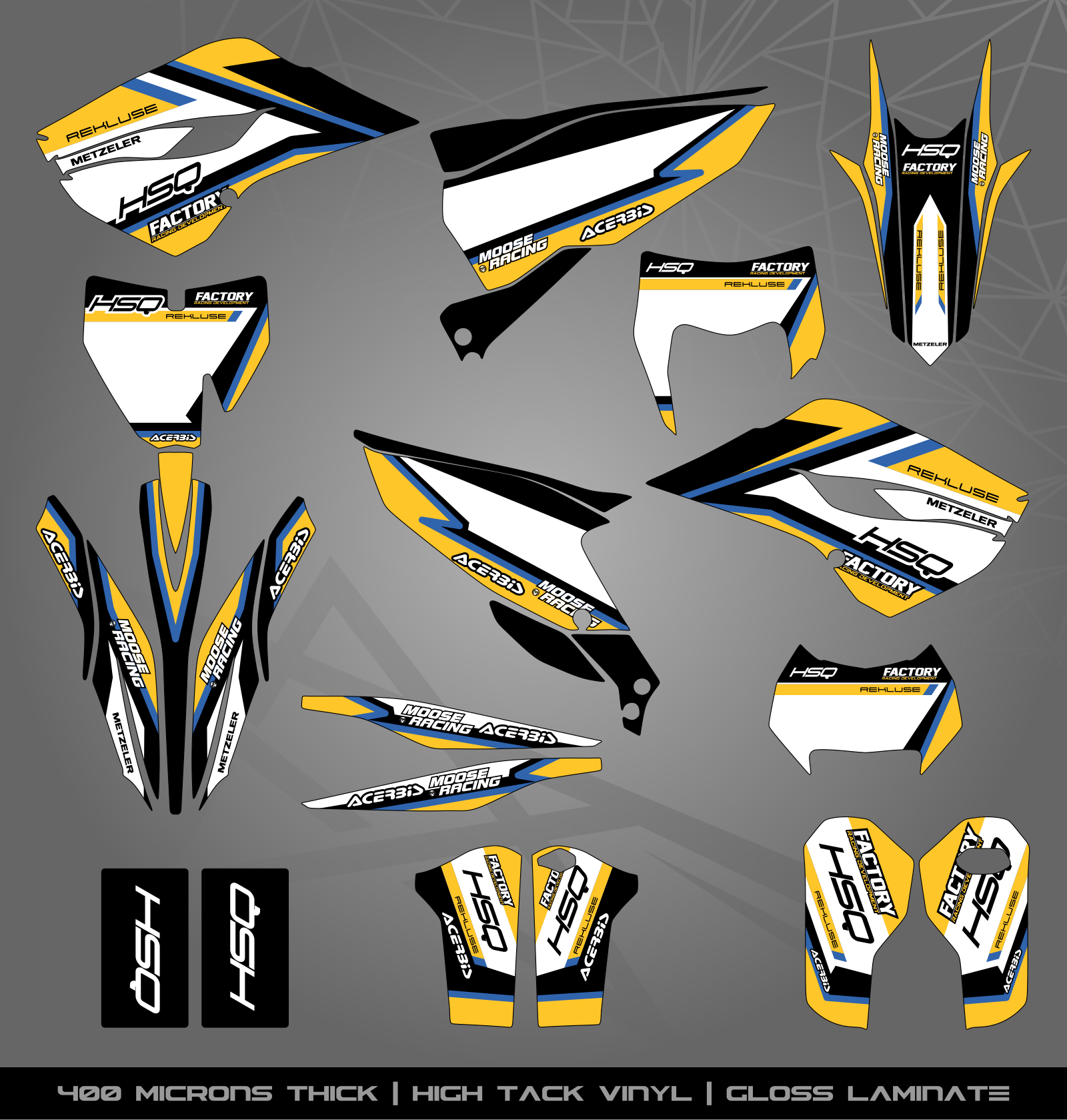 Induro Sticker Design Husqvarna MX / Enduro bikes – STICKER KITS SOUTH AFRICA