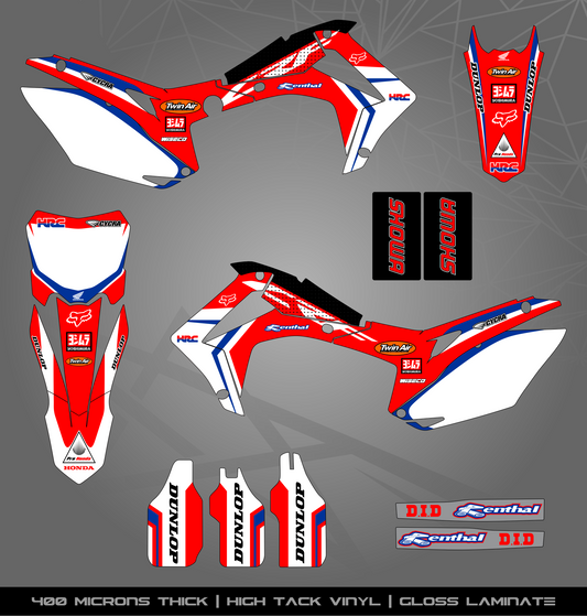 Full Sticker Kit for Honda MX bike