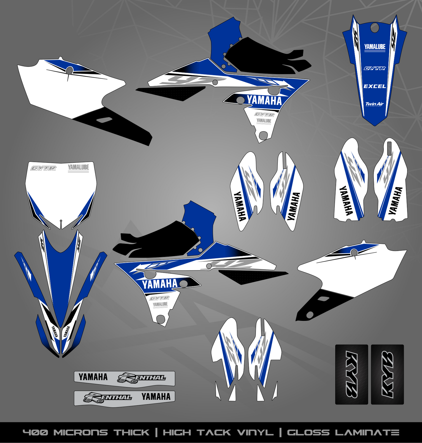Full Sticker Kit for Yamaha MX bike