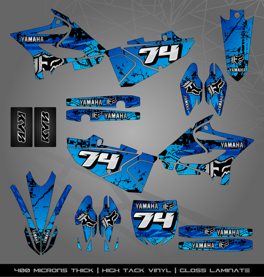 Full Sticker Kit for Yamaha MX bike