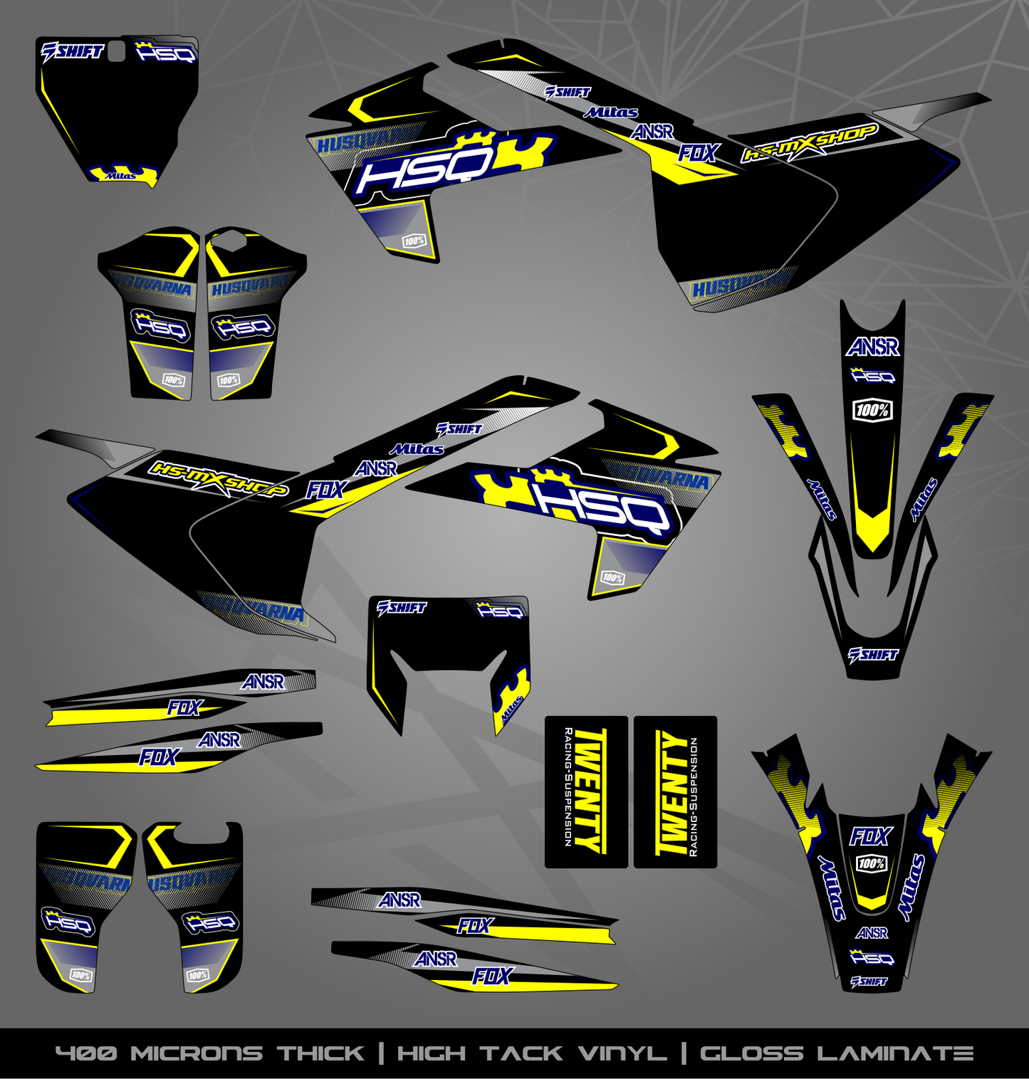 Full Sticker Kit for Husqvarna MX / Enduro bike