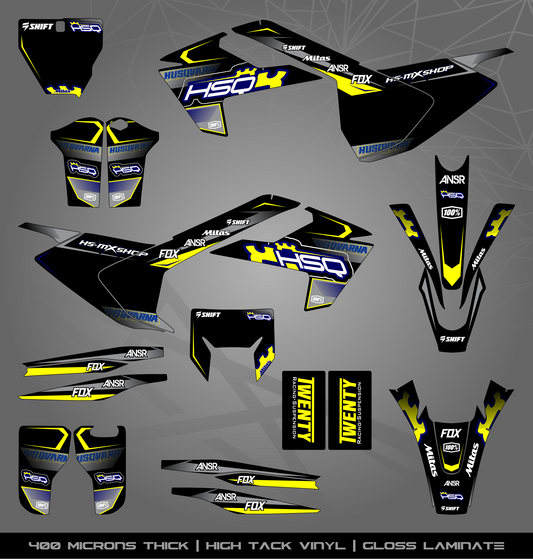 Full Sticker Kit for Husqvarna MX / Enduro bike