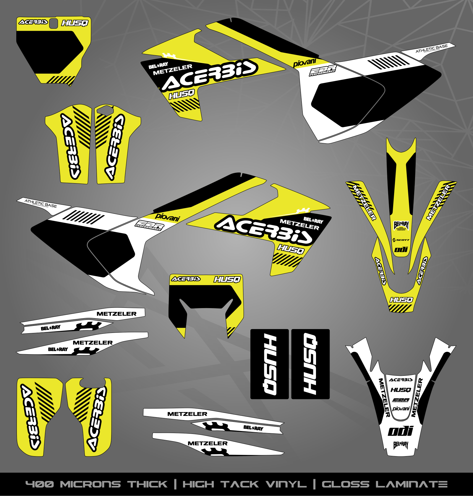Enduro R Sticker Kit Full Sticker Kit for Husqvarna MX / Enduro bike – STICKER KITS SOUTH AFRICA