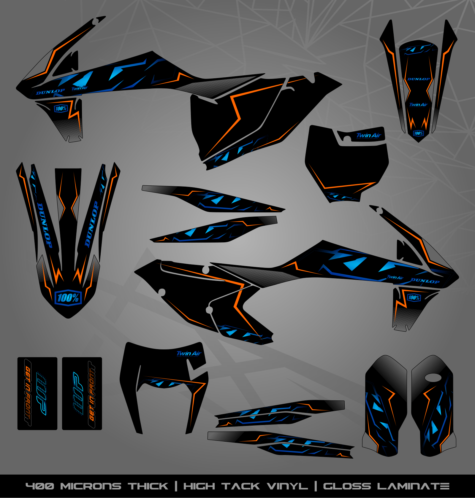 Enduro R Sticker Kit Full Sticker Kit for KTM MX / Enduro bike – STICKER KITS SOUTH AFRICA