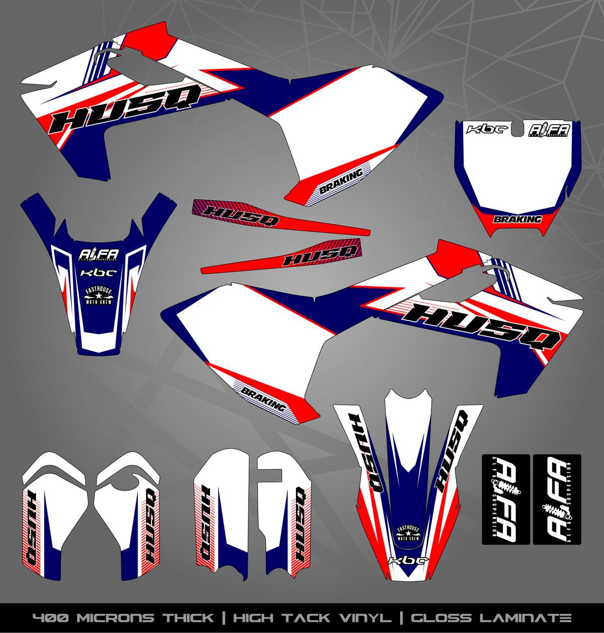 Enduro R Sticker Kit Full Sticker Kit for Husqvarna MX / Enduro bike – STICKER KITS SOUTH AFRICA