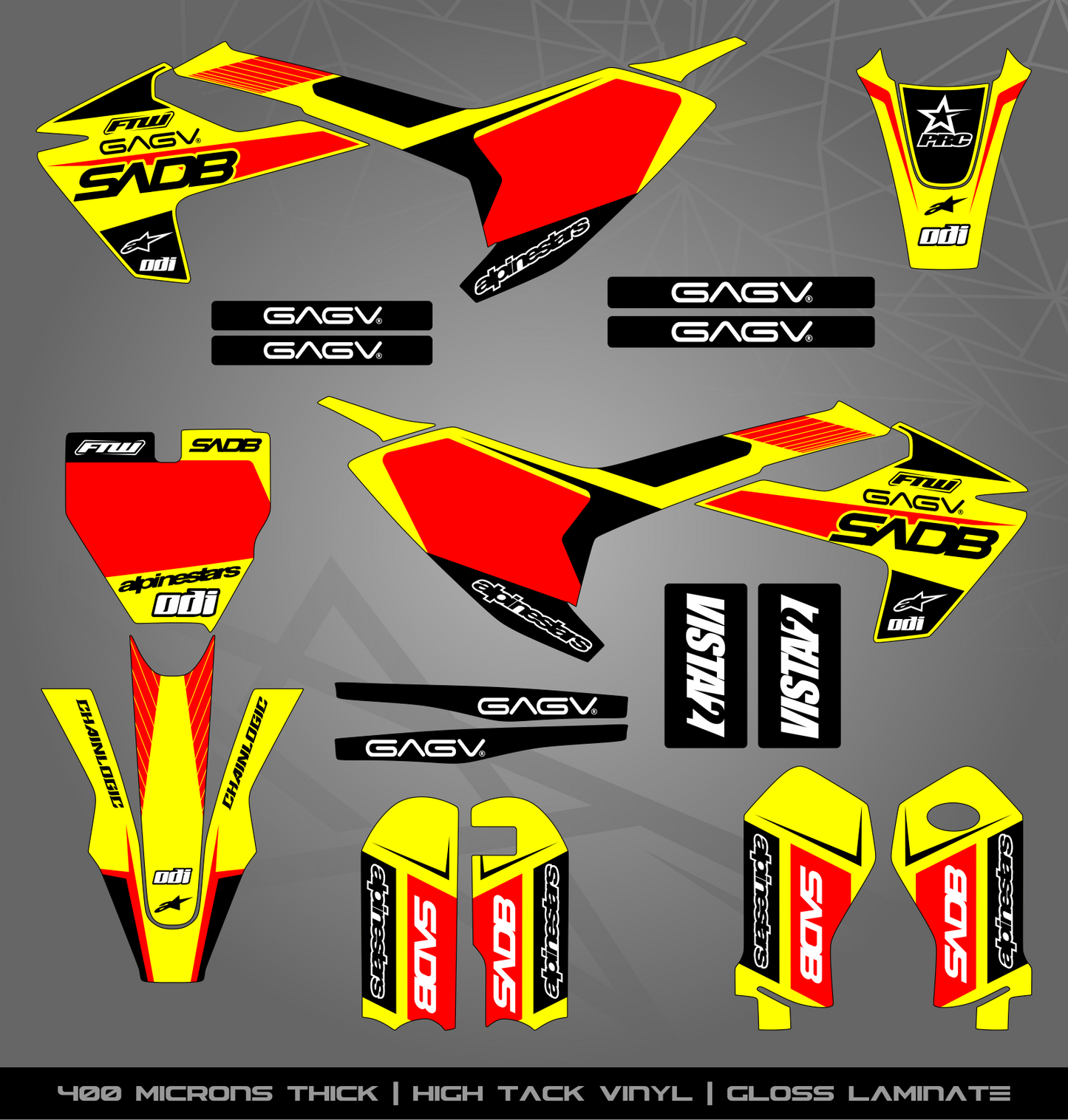 Full Sticker Kit for Husqvarna MX / Enduro bike