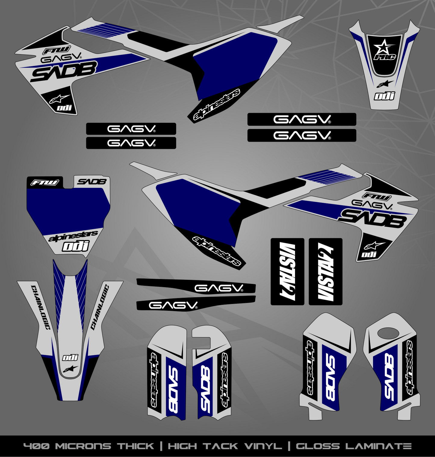 Full Sticker Kit for Husqvarna MX / Enduro bike