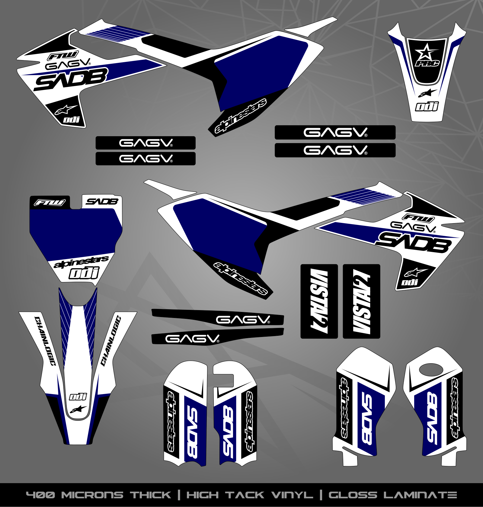 Enduro R Sticker Kit Full Sticker Kit for Husqvarna MX / Enduro bike – STICKER KITS SOUTH AFRICA