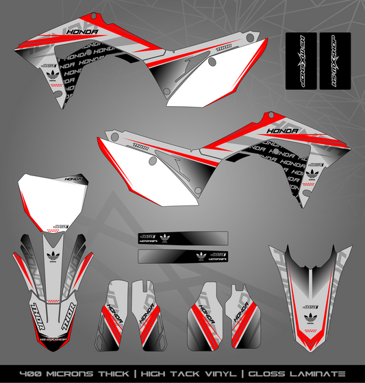 Full Sticker Kit for Honda MX bike