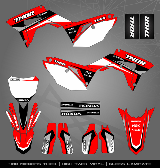 Full Sticker Kit for Honda MX bike