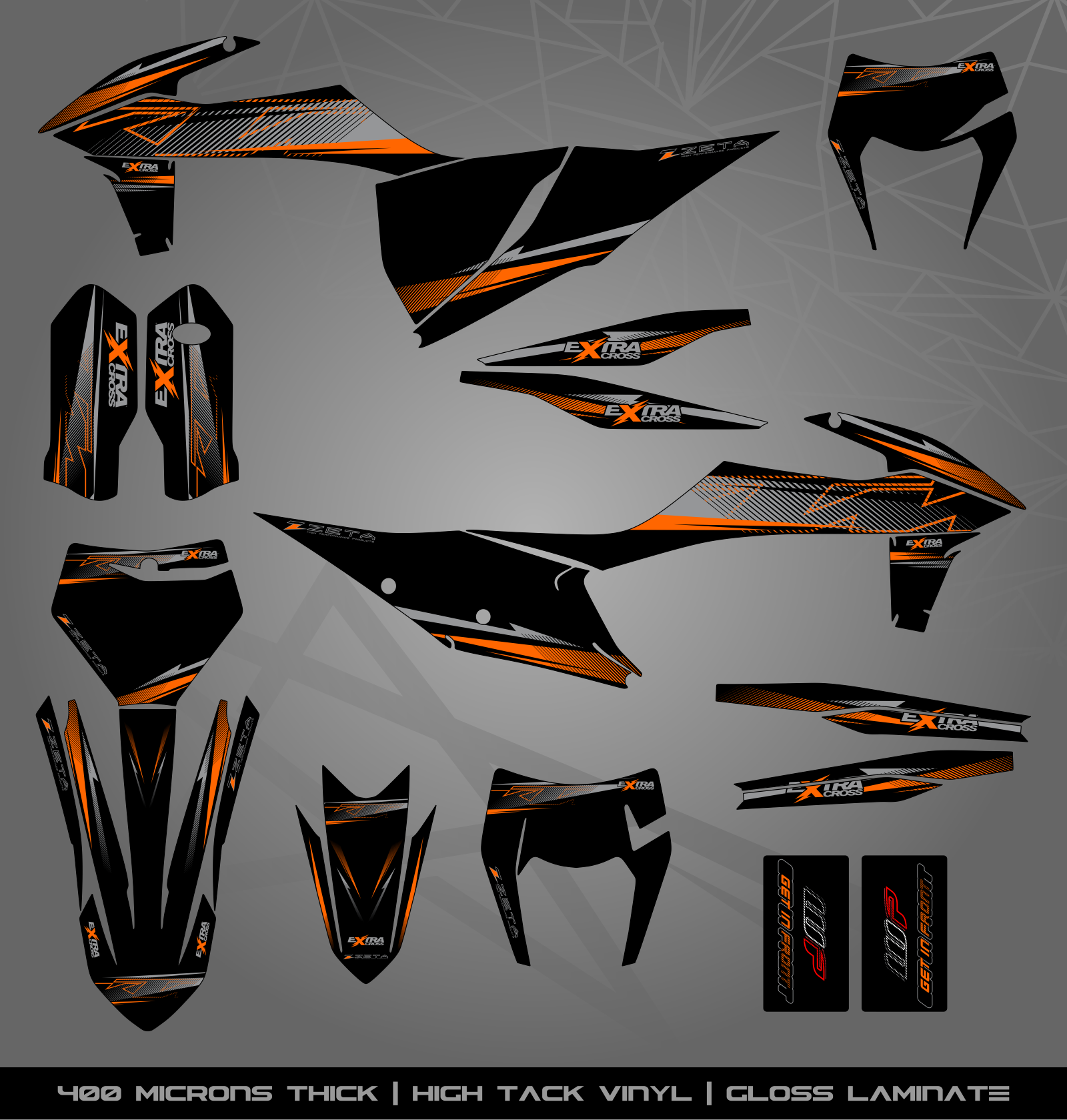 Full Sticker Kit for KTM MX / Enduro bike – STICKER KITS SOUTH AFRICA