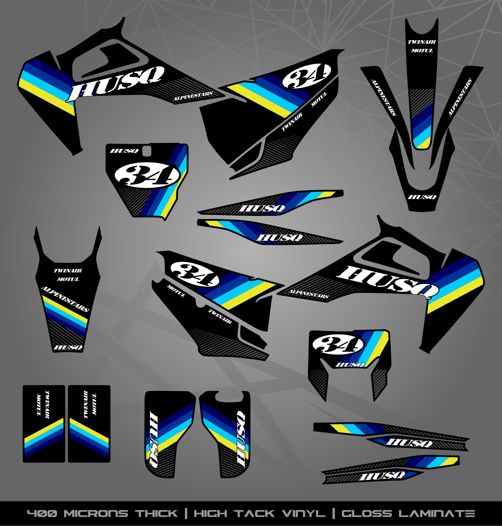 Enduro R Sticker Kit Full Sticker Kit for Husqvarna MX / Enduro bike – STICKER KITS SOUTH AFRICA