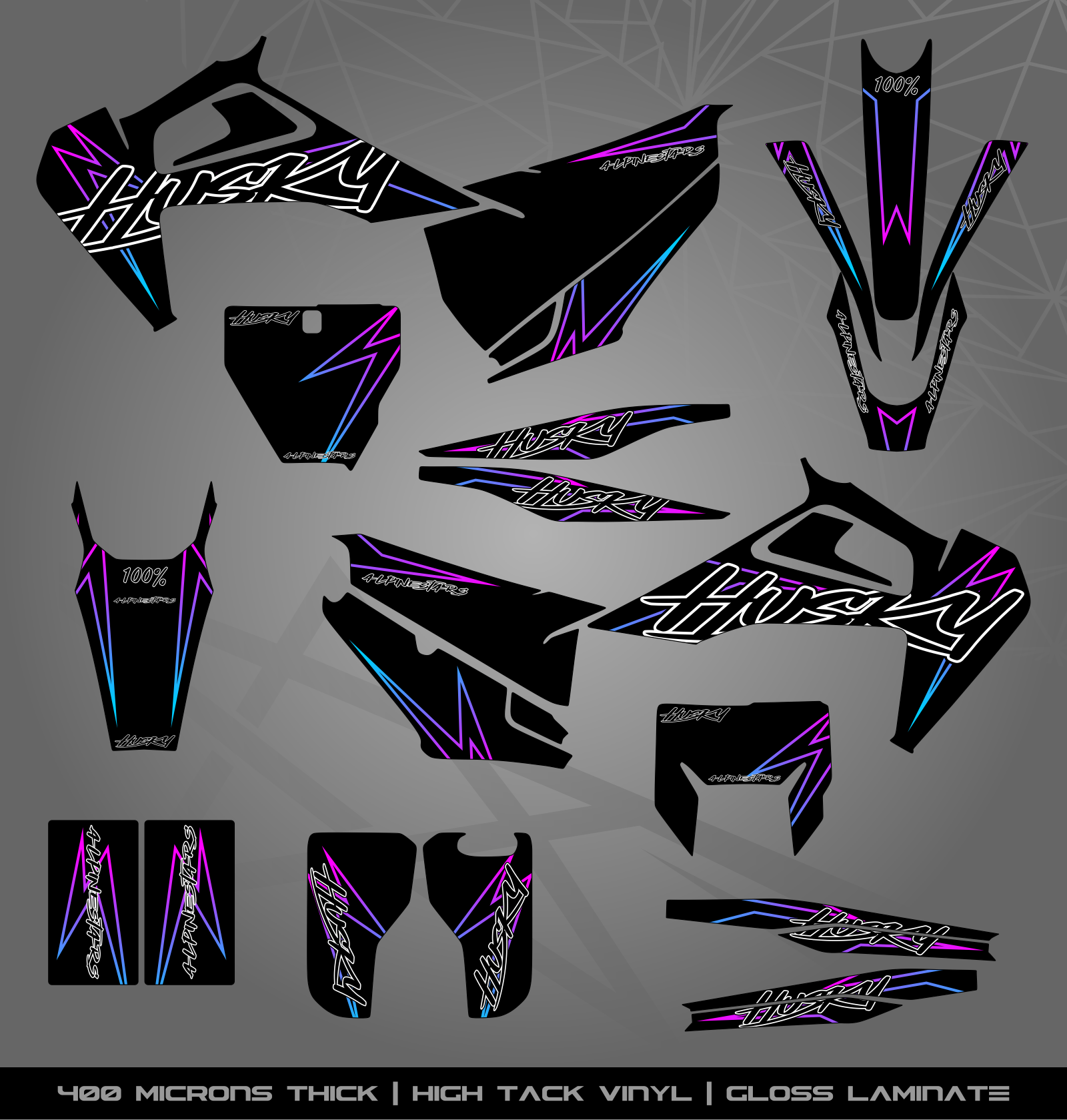 Induro Sticker Design Full Sticker Kit for Husqvarna MX / Enduro bike – STICKER KITS SOUTH AFRICA