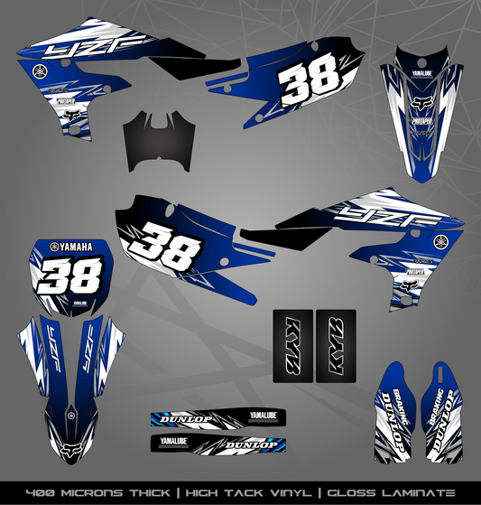 Full Sticker Kit for Yamaha MX bike