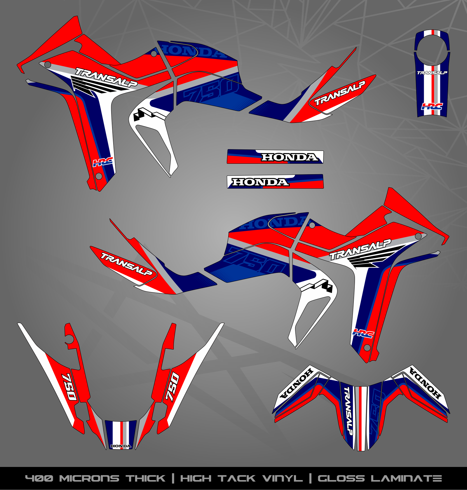 Full Sticker Kit for Honda Transalp 750 (2023-2024) – STICKER KITS ...