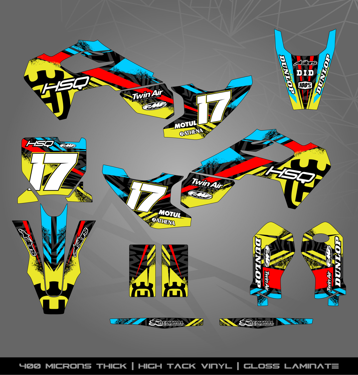 Induro Sticker Design Full Sticker Kit for Husqvarna MX / Enduro bike – STICKER KITS SOUTH AFRICA