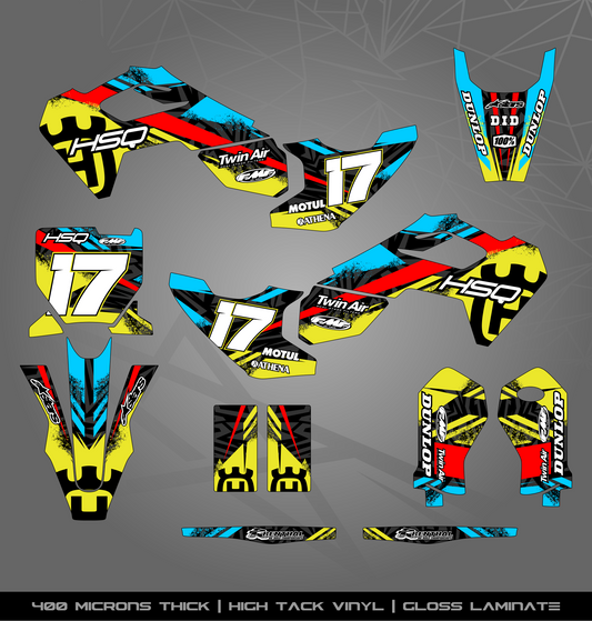 Full Sticker Kit for Husqvarna MX / Enduro bike