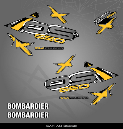 Partial Sticker Kit for Bombardier DS 650
