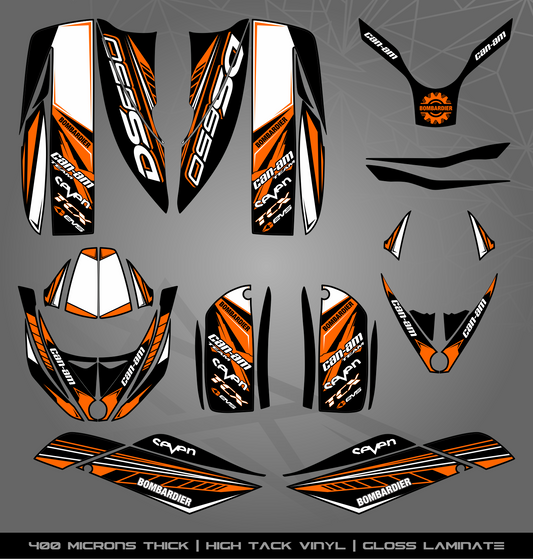 Full Sticker Kit for Bombardier DS 650