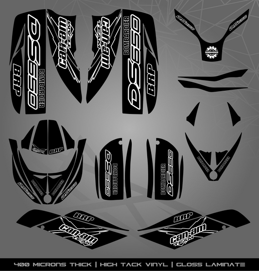 Full Sticker Kit for Bombardier DS 650