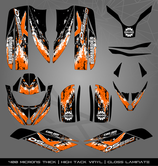 Full Sticker Kit for Bombardier DS 650