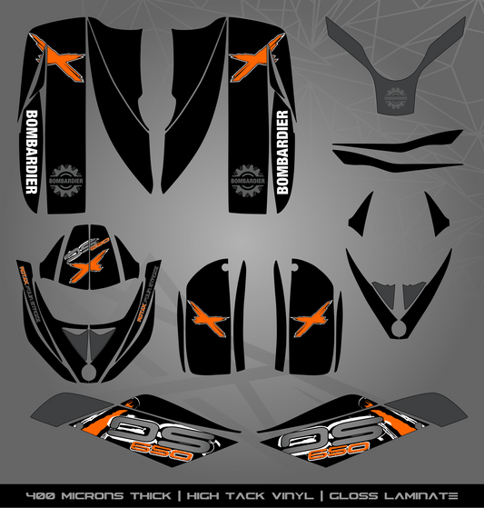 Full Sticker Kit for Bombardier DS 650