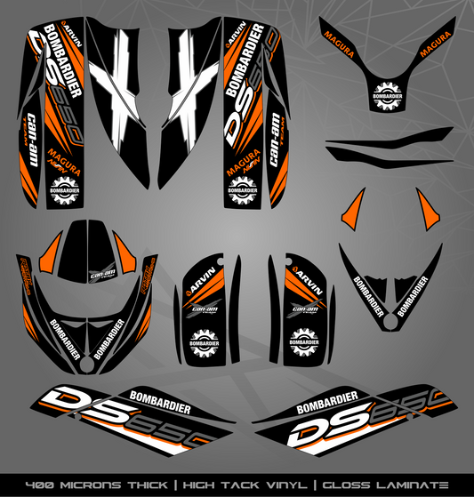 Full Sticker Kit for Bombardier DS 650