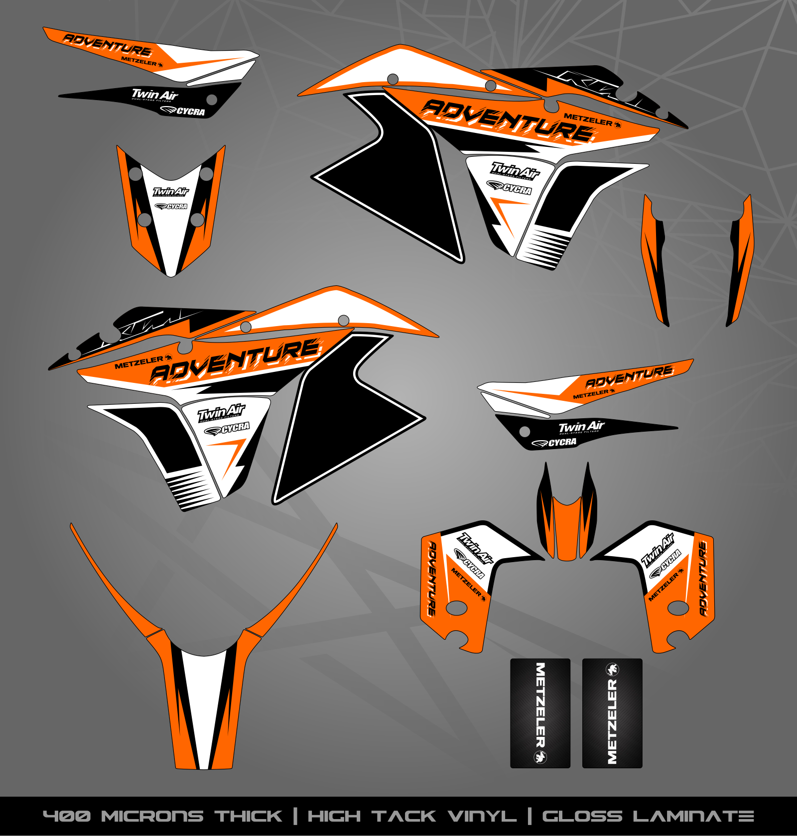 Full Sticker Kit for KTM 1050 | 1090 | 1190 Adventure (R) – STICKER ...
