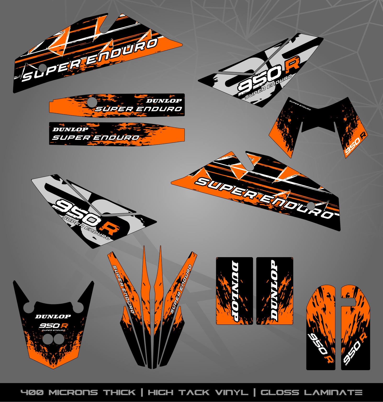 Full Sticker Kit for KTM 950 Super Enduro – STICKER KITS SOUTH AFRICA