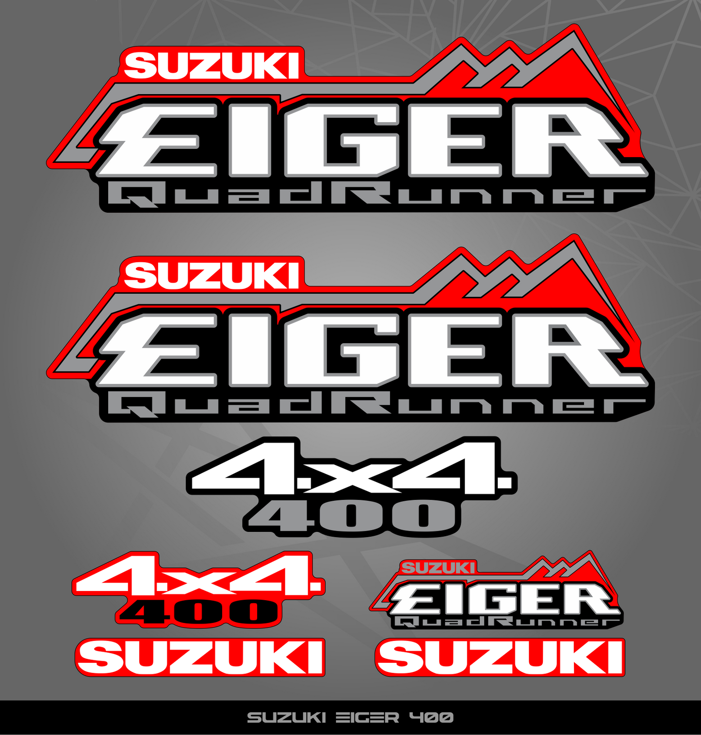 Partial Sticker Kit for Suzuki Eiger 400