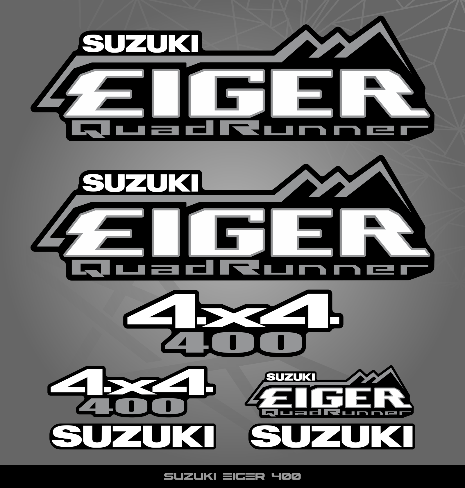 Suzuki Eiger 400 – STICKER KITS SOUTH AFRICA