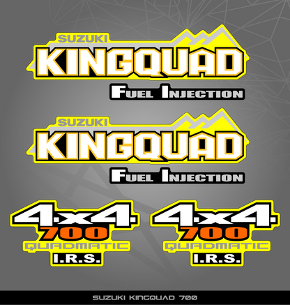 Partial Sticker Kit for Suzuki King Quad 700