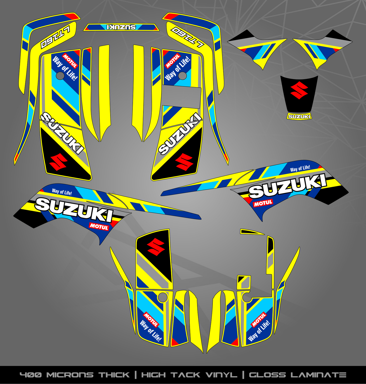 Full Sticker Kit for Suzuki LT 160