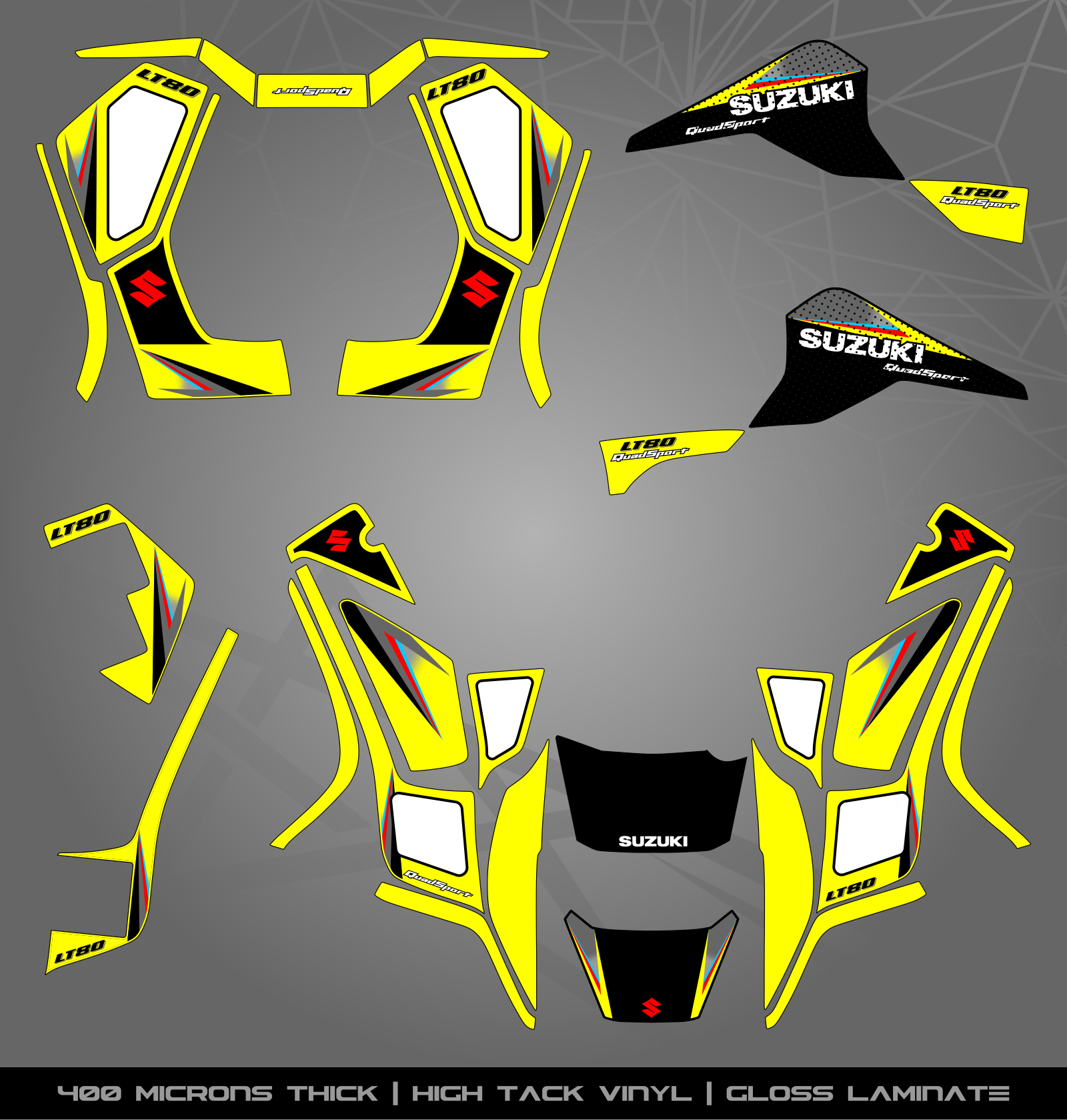 Lt Sticker Suzuki LT 80 – STICKER KITS SOUTH AFRICA
