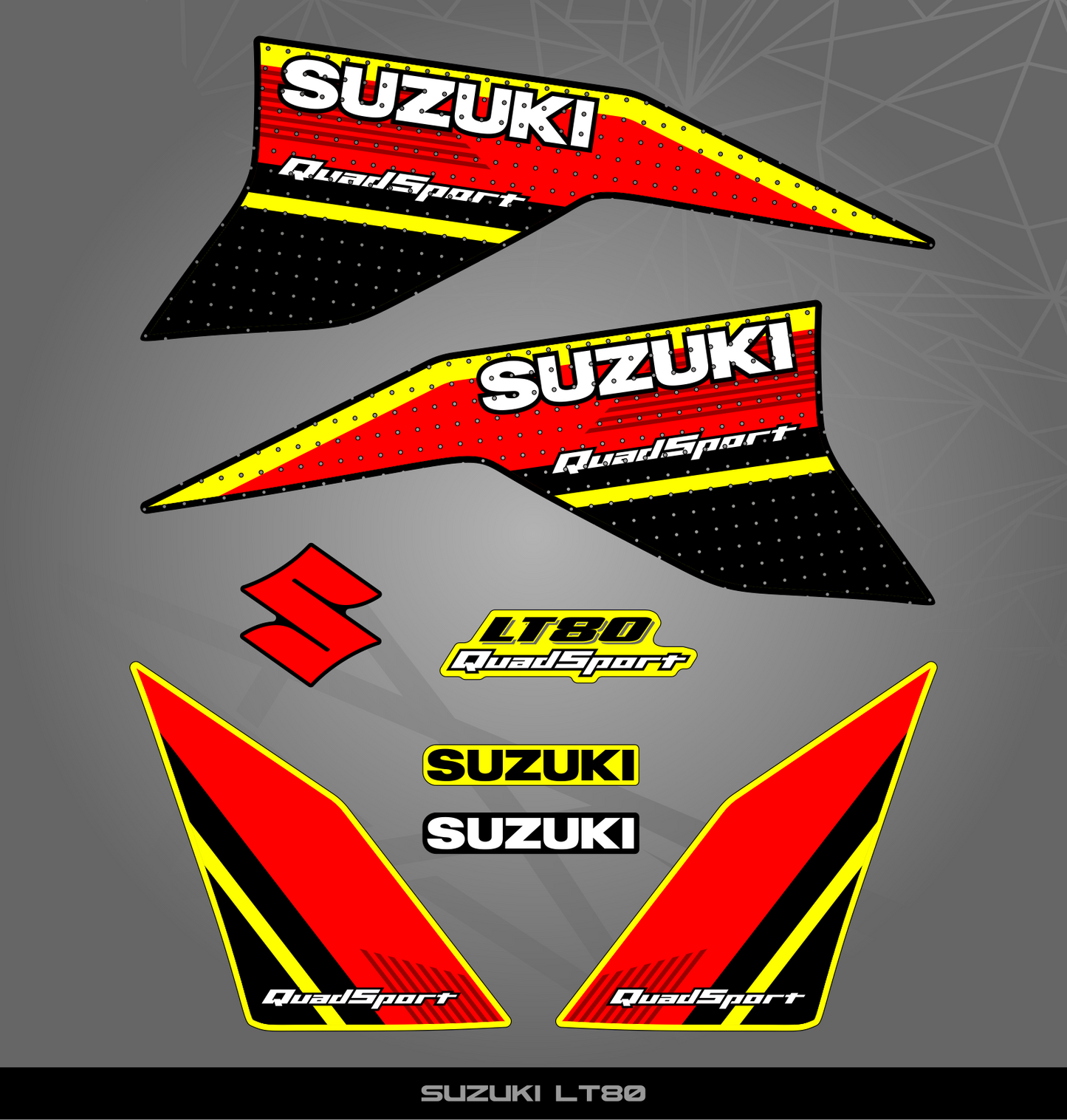 Partial Sticker Kit for Suzuki LT 80