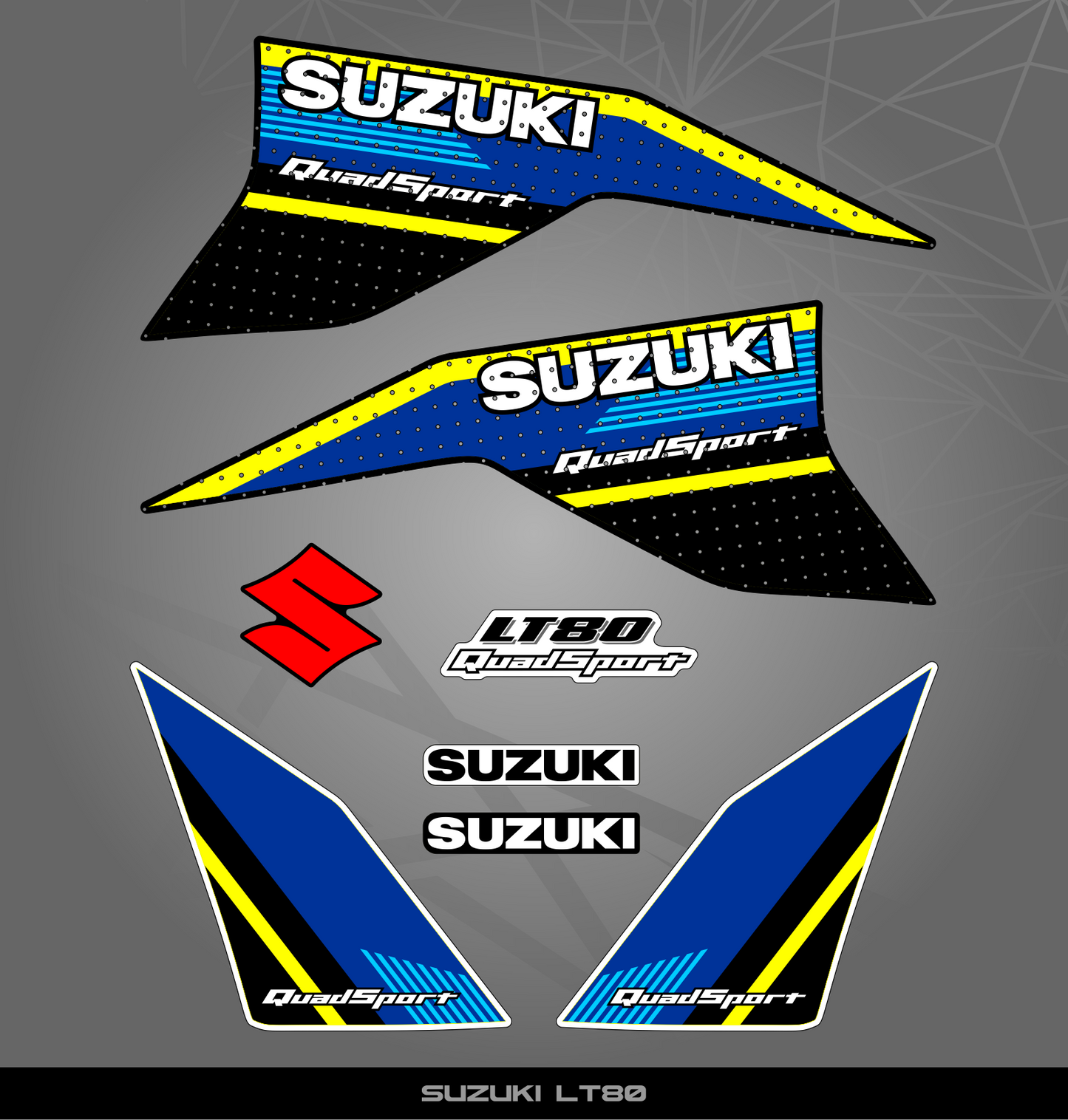 Partial Sticker Kit for Suzuki LT 80