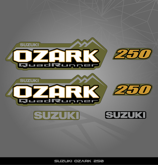 Partial Sticker Kit for Suzuki Ozark 250