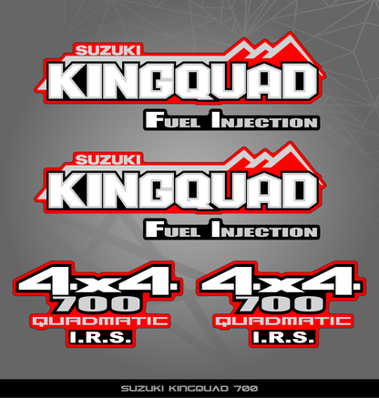 Partial Sticker Kit for Suzuki King Quad 700
