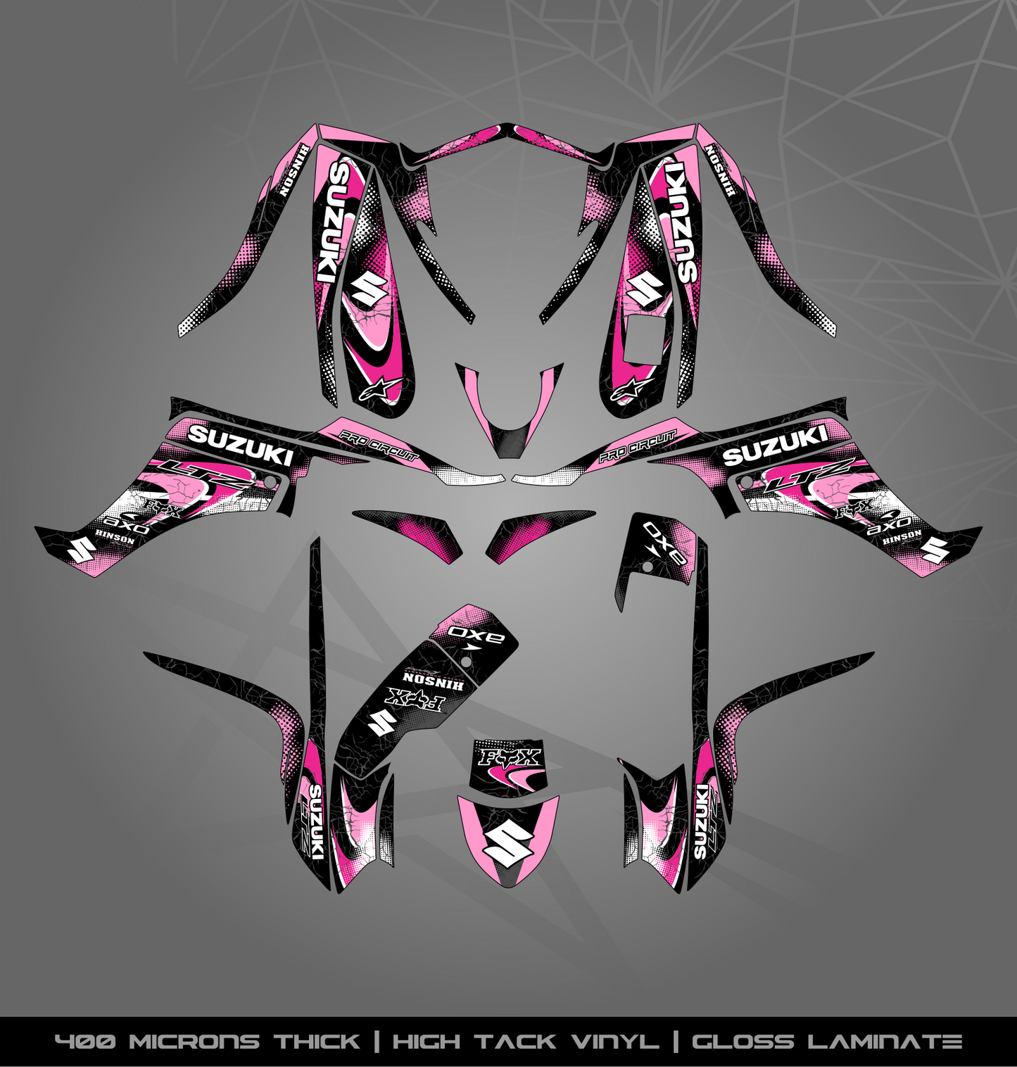 Full Sticker Kit for Suzuki LTZ 250