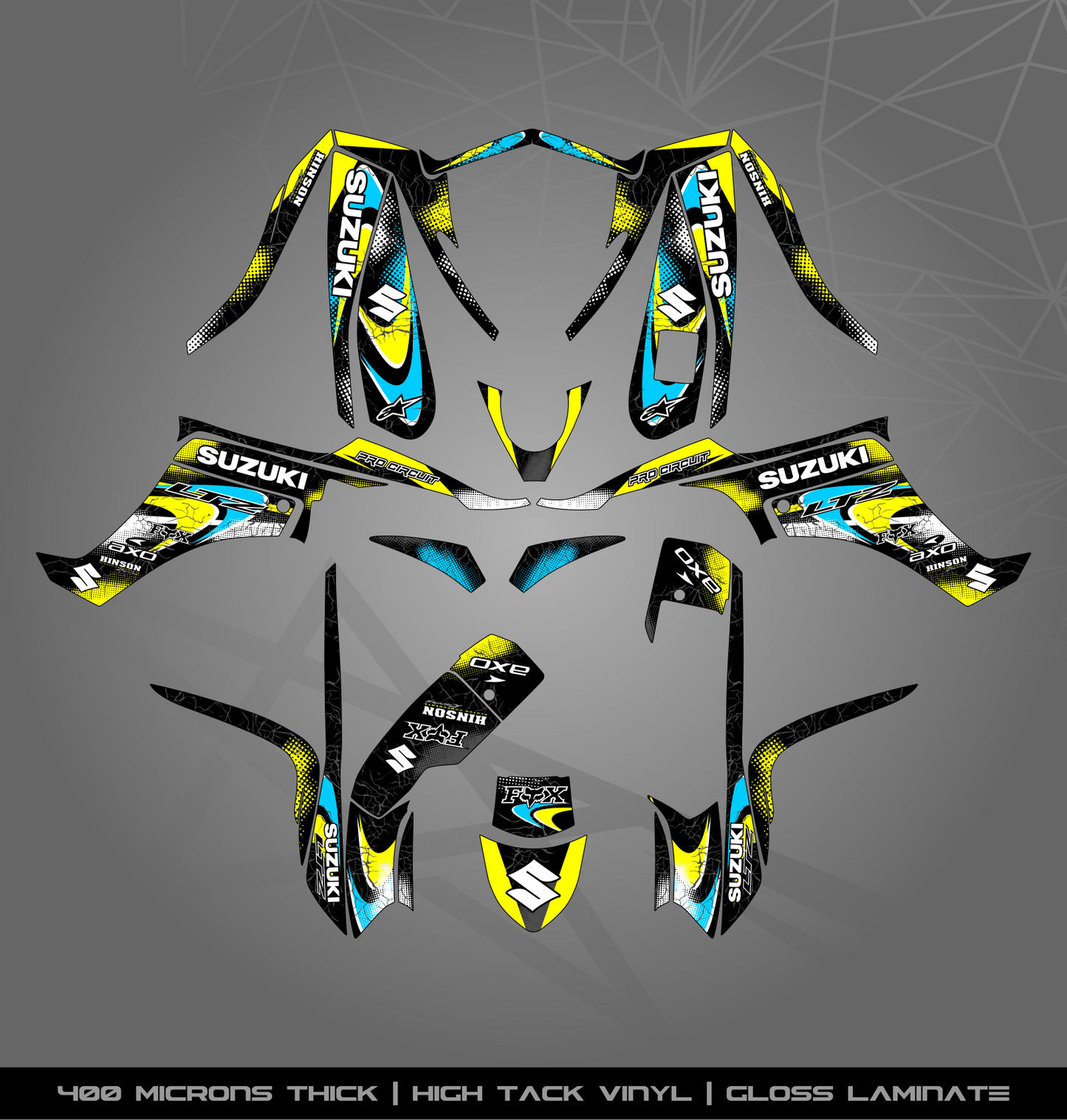 Full Sticker Kit for Suzuki LTZ 250