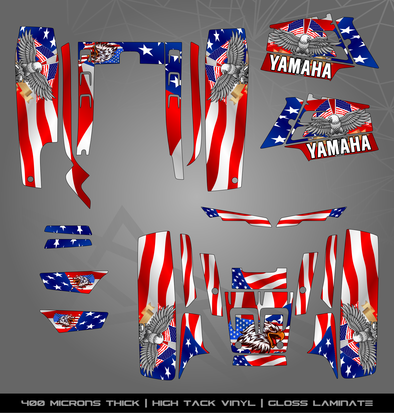 Full Sticker Kit for Yamaha Banshee 350 – STICKER KITS SOUTH AFRICA