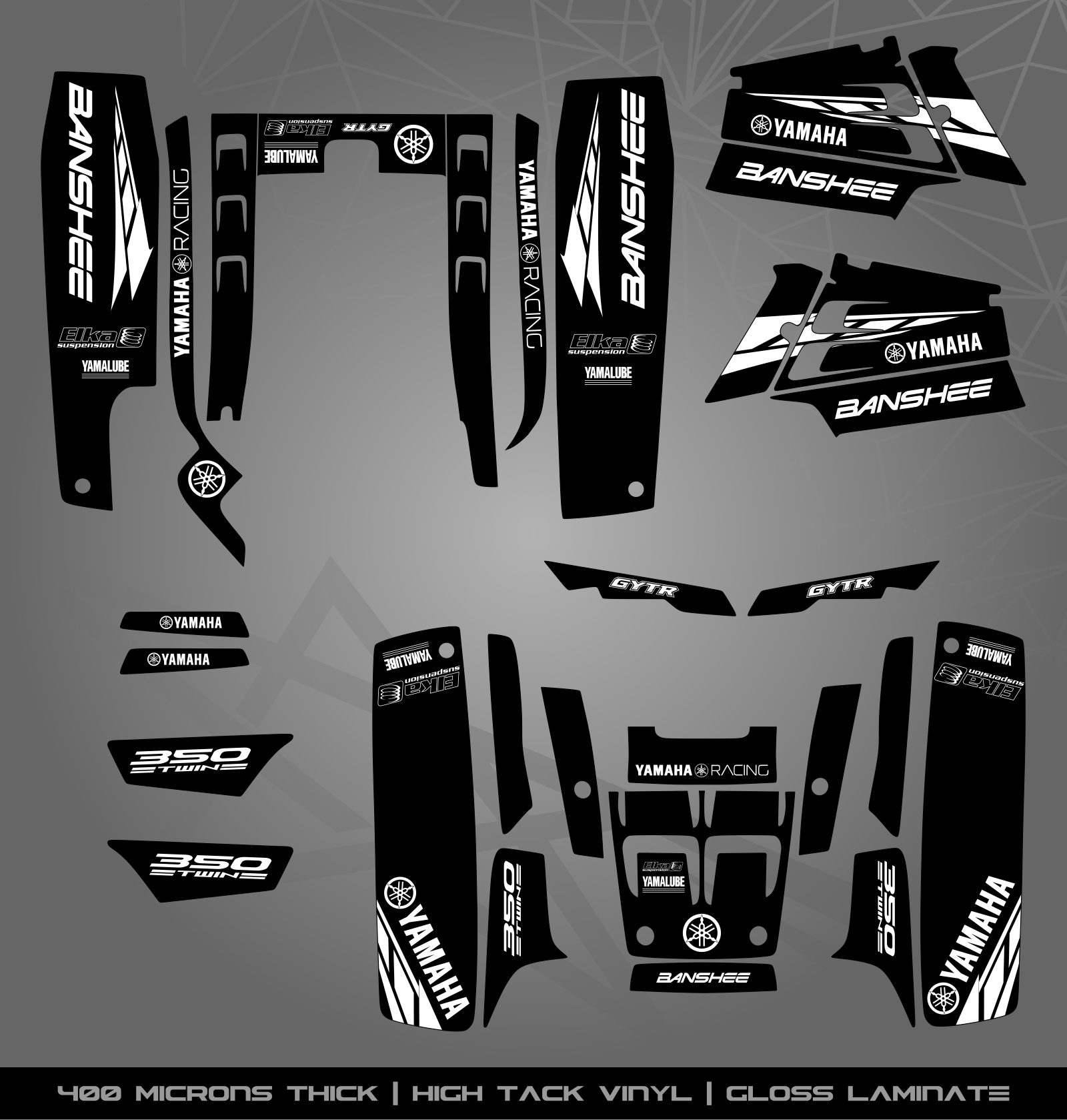 Full Sticker Kit for Yamaha Banshee 350 – STICKER KITS SOUTH AFRICA