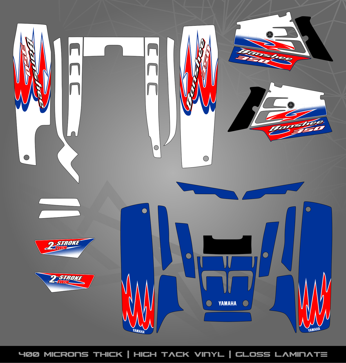 Full Sticker Kit for Yamaha Banshee 350