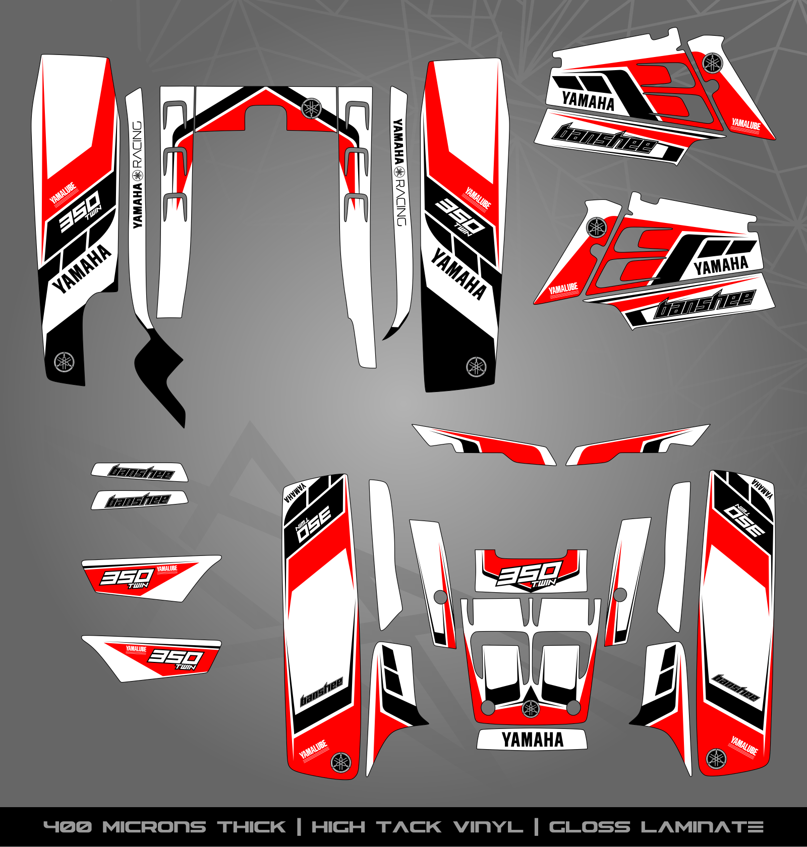 Full Sticker Kit for Yamaha Banshee 350 – STICKER KITS SOUTH AFRICA