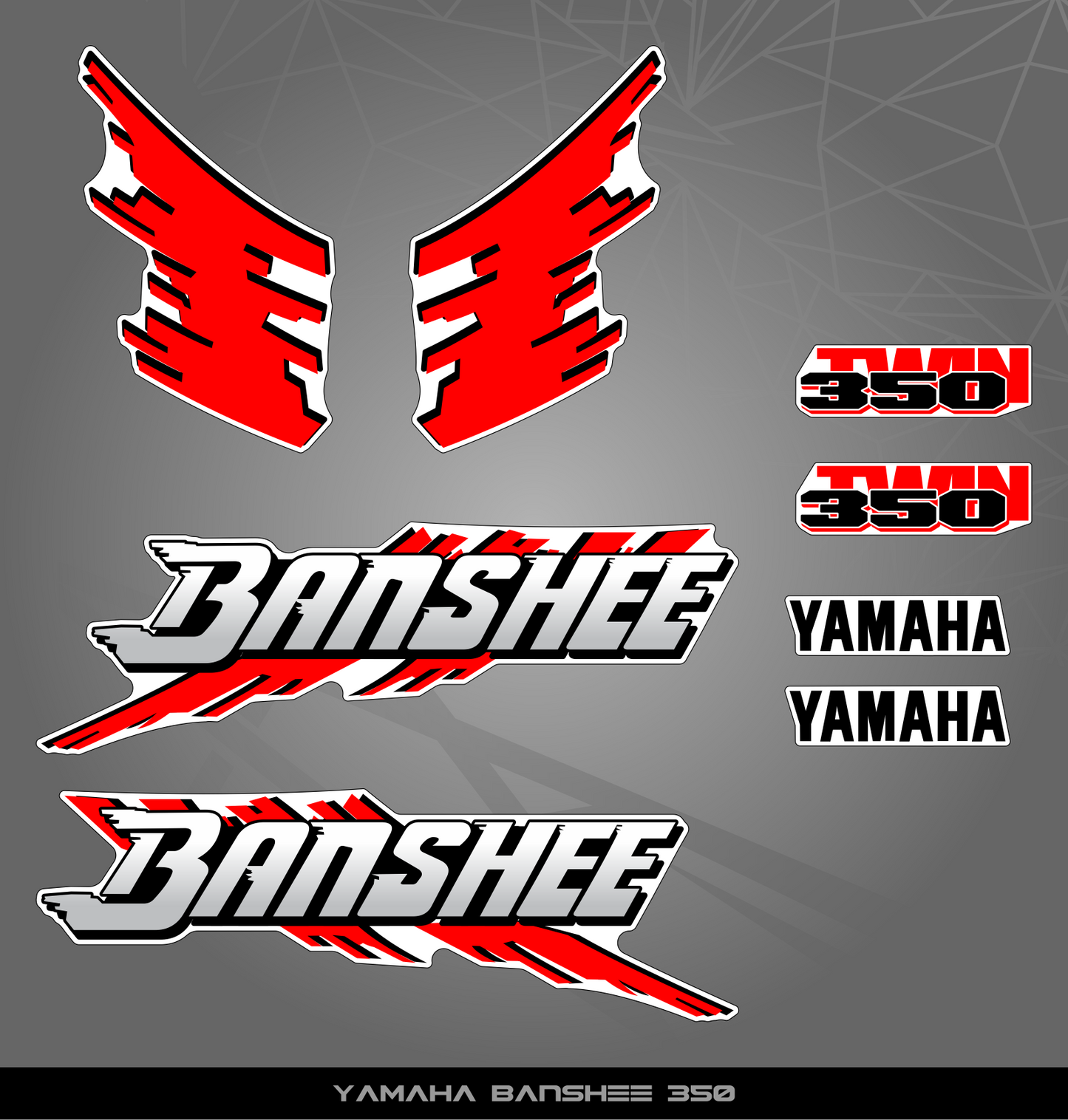 Partial Sticker Kit for Yamaha Banshee 350