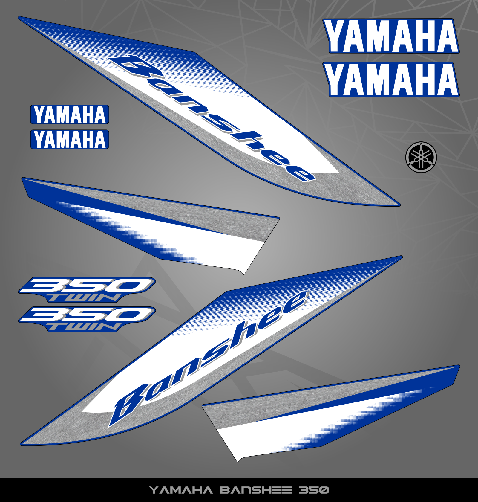 Partial Sticker Kit for Yamaha Banshee 350 – STICKER KITS SOUTH AFRICA