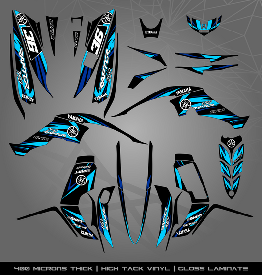 Full Sticker Kit for Yamaha Raptor 350