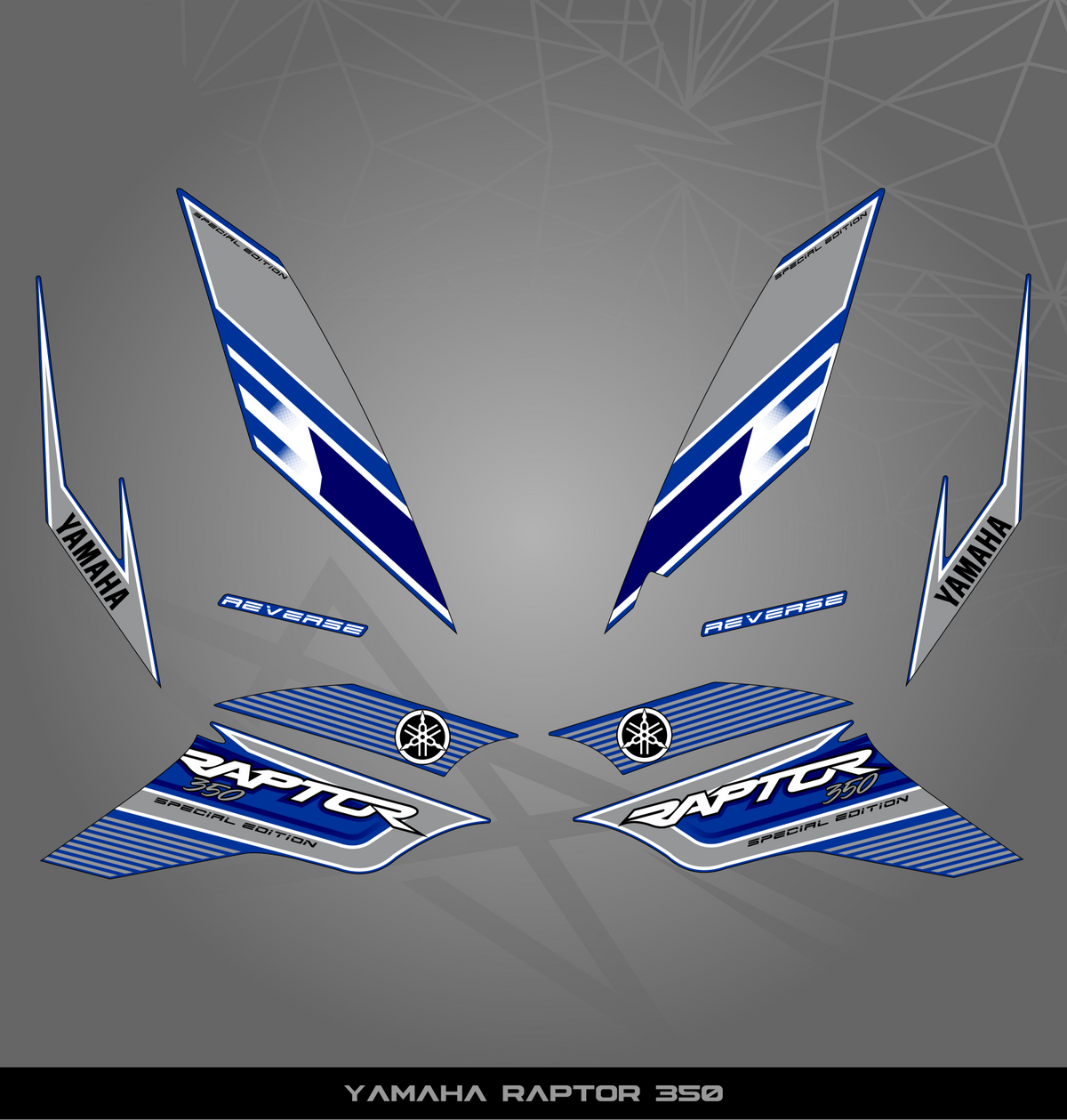 Yamaha Raptor Rim Sticker Partial Sticker Kit for Yamaha Raptor 350 – STICKER KITS SOUTH AFRICA
