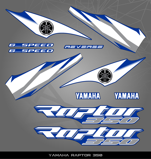 Partial Sticker Kit for Yamaha Raptor 350 – STICKER KITS SOUTH AFRICA